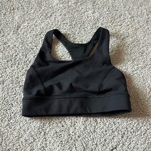 lululemon black sports bra! size 2